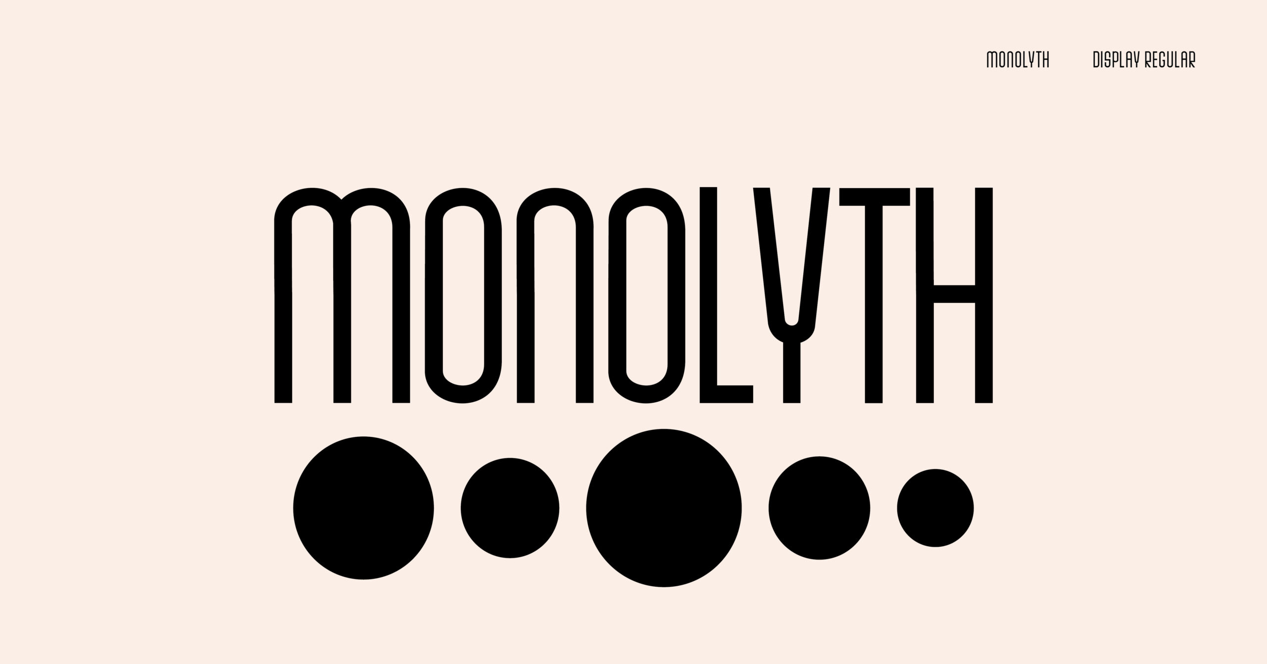 11Monolyth A Modern Font